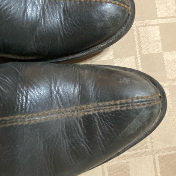 Born Kinney W31992 Black Slip On Ankle Shoe Women’s Sz 7 Leather Upper 1.5” Heel - Picture 8 of 8